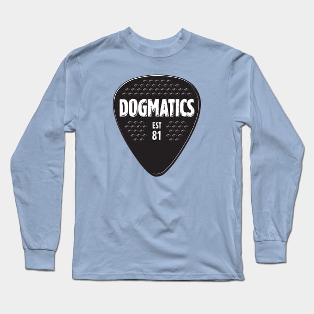 Dogmatics EST 81 Guitar Pick Long Sleeve T-Shirt by thedogmatics